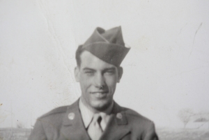 Uncle Vernon (Pete) O. Simmon in uniform, image © 2009 by Bob Chrisman, all rights reserved